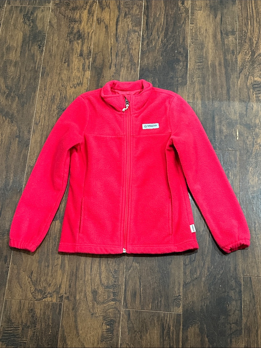 Magellan Outdoors Kids Hot Pink Fleece Zip-Up Jacket